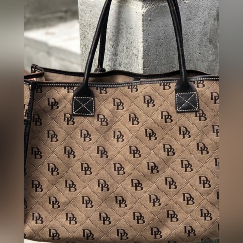 SALE Brown Canvas Tote